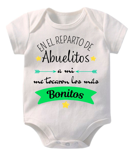 Body Bebe, Frase Abuelos, Embarazo, Noticia, Regalo Sorpresa