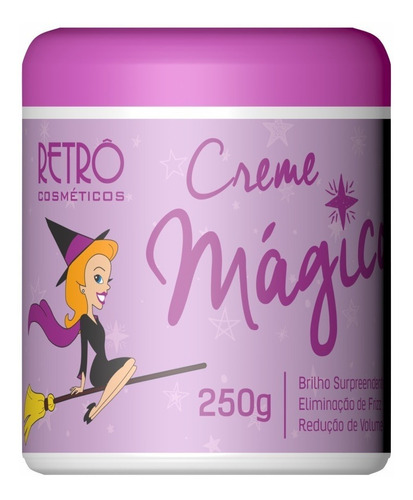 Creme Mágico Máscara De Brilho Retrô Cosméticos 250g