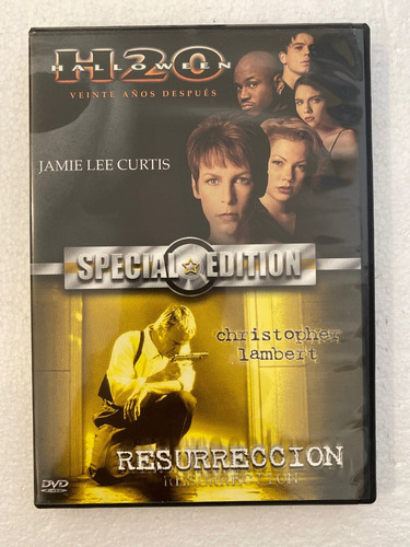 Dvd Dos Peliculas Hallowen H20 Y Resurrection Resurreccion (Usado)