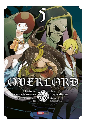 Overlord: Panini Manga Overlord Manga N.5, De Kugane Maruyama. Serie Overlord, Vol. 5. Editorial Panini, Tapa Blanda, Edición 1 En Español, 2019