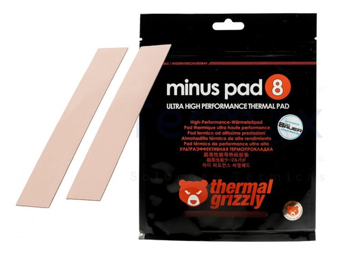 Thermal Pad Thermal Grizzly Minus Pad 8 120mmx20mmx1mm 2un