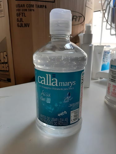 Álcool Gel 440g Fragrância Neutra