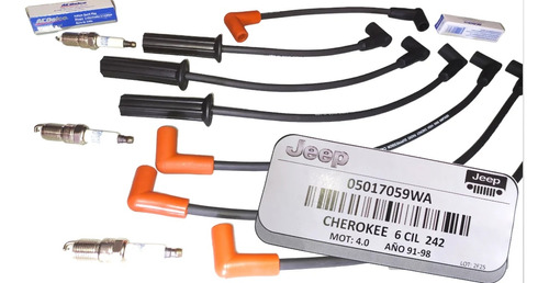 Cables De Bujias Jeep Cherokee 4.0l 242 6 Cil Americanos