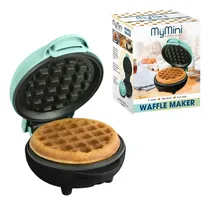 Comprar Mini Máquina Waflera Eléctrica Redonda Mymini Waffles 12.7cm