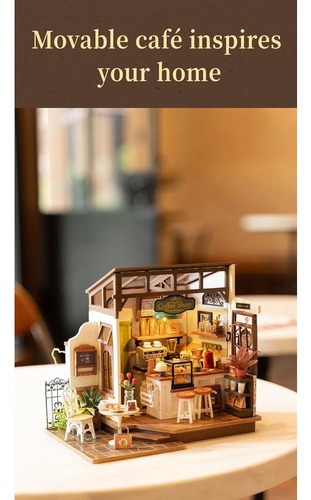 Nuevo Kit De Casa En Miniatura For Manualidades De Madera.