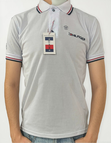 Playera Polo Tommy Para Hombre Con Logo Bordado Y Tela Piqué