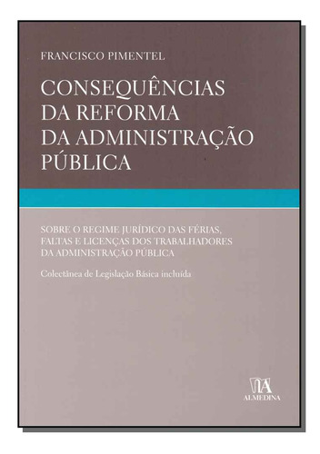 Libro Consequencias Da Reforma Da Adm Publica De Pimentel Fr