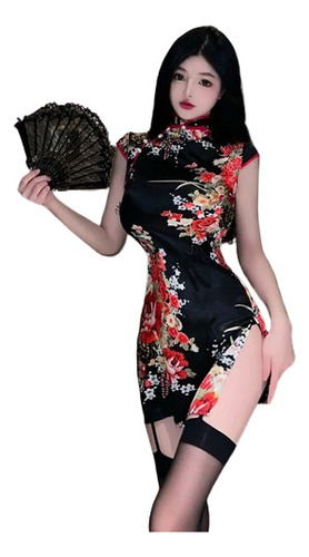 Vestido Tradicional Chino Lenceria Sexy Geisha
