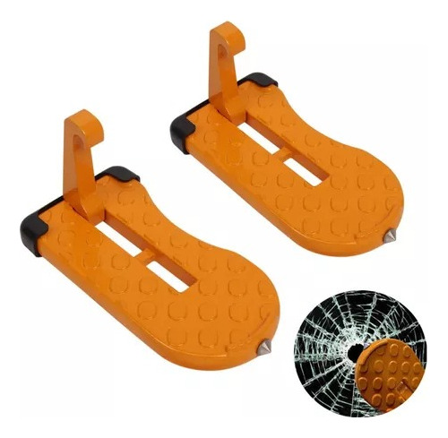 Apoio De Pedal Porta Carro Dobrável Rack Para Subir No Teto