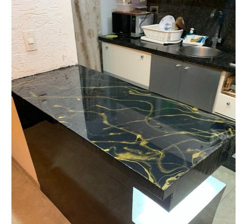 Imagen 3 de 8 de Resina Epoxica (porcelanato Líquido) Cristalina, Alto Brillo