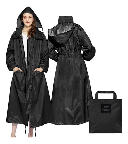 Capas De Chuva Compridas Para Mulheres, À Prova D'água,