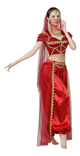 Disfraz De Princesa Árabe Bordado De Danza India Bollywood