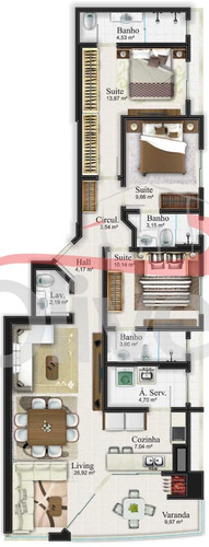 Imagem 8 de 10 de Isla Morada Meia Praia Itapema, Apartamento A Venda Meia Praia, Itapema Santa Catarina - Ap00112 - 32462491