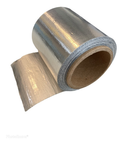 Fita Adesiva De Aluminio Puro 60mmx10m Alta Temperatura