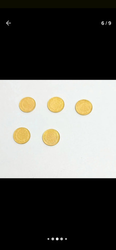 Moneda De Oro 2 Pesos 1945 (Usado)
