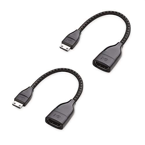 Pack Hz Mini Hdmi To Adapter Premium Braided Gbps Ultra