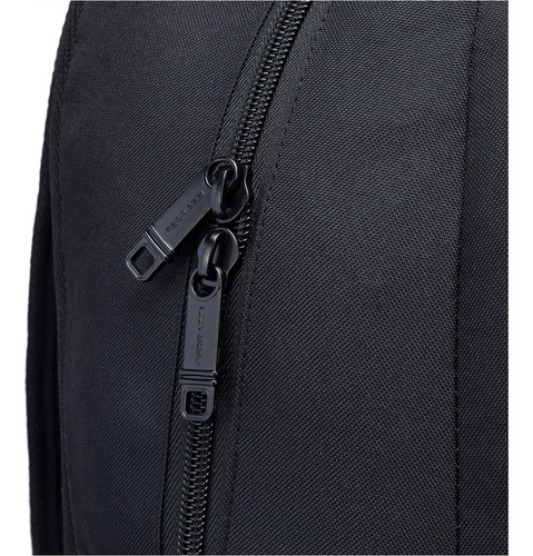 Mochila Casual Reforçada Executiva Espaçosa Cor Preto Desenho Do Tecido Liso