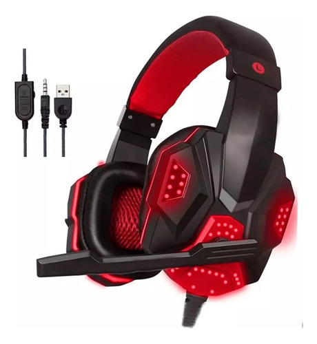 Audífonos Gamer Soyto Sy830 Para Ps4/pc/xbox/smartphone Rgb