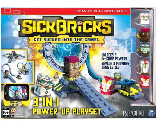 Imagen 1 de 3 de Juego Sick Bricks 3-in-1 Power Up Play Set Nuevo Original
