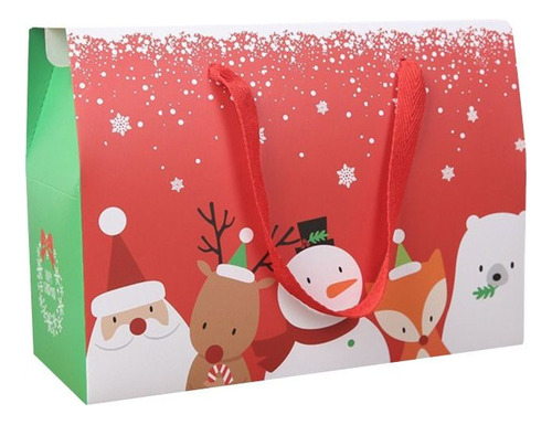 Caja De Caramelos De Feliz Navidad, Embalaje De Regalo De Pa