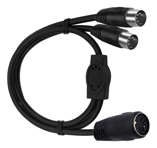 Cabo Adaptador Y Midi Din De 5 Pinos, Din 5 Pinos Macho Para