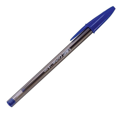 Boligrafo Bic Cristal Intenso 1.6 Mm Azul C/12pza - Cbb- /v