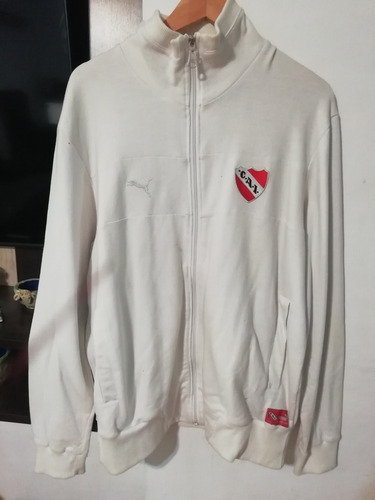 Campera Independiente Puma Blanca Talle L Ver Medidas (Usado)