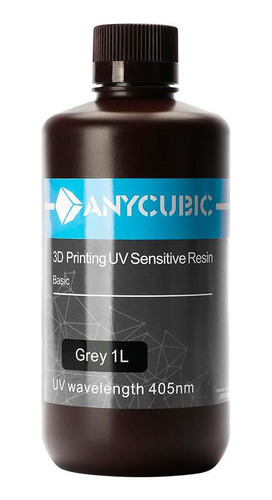Resina Uv Anycubic Basic - 1l - Grey