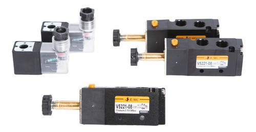 Electrovalvulas 5/2 En 1/4 Bobina 110v,24 Vdc,24 Vac,220v
