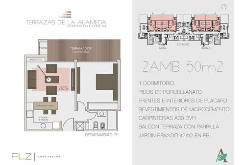 Imagen 5 de 21 de Departamentos 2 Ambientes Dentro Del Barrio Privado La Alameda -canning