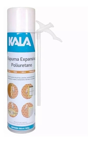 Espuma Poliuretano 500ml 340gr Kala - 512630