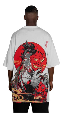 Remera Oversized Samurai Unisex 100% Algodón Premium