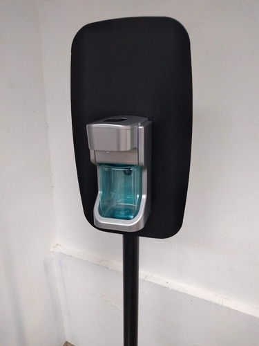 Imagen 2 de 3 de Poste Con Dispensador De Gel Antibacterial Y Jabón