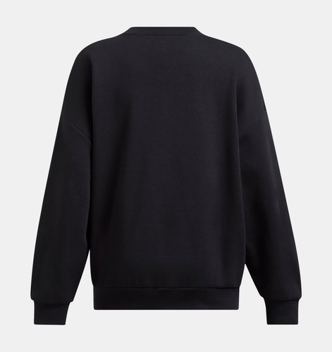 Sudadera Under Armour Rival Fleece Oversized Crew Negra