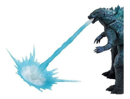 Unidade De Pvc Godzillas 17 Cm Calda Azul