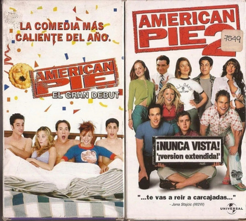 American Pie X 4 Vhs 4 Peliculas Originales En Vhs