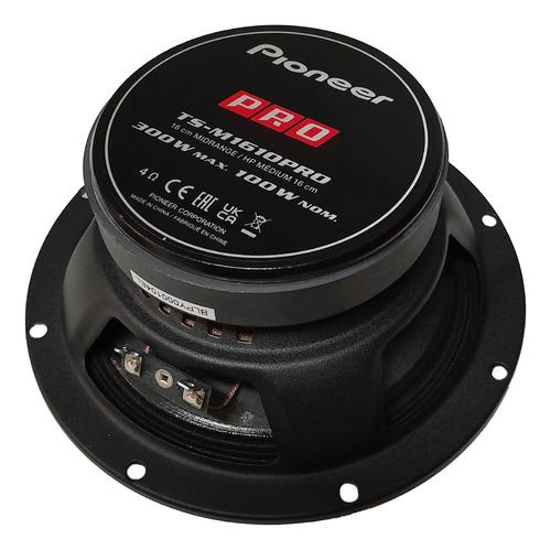 Parlante De Medios Pioneer Ts-m1610pro 6,5 300w 100w De Rms