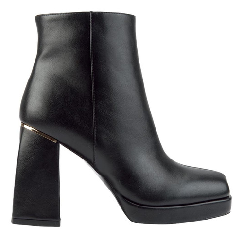 Bota  De Vestir De Dama Schatz  4048 Color Negro