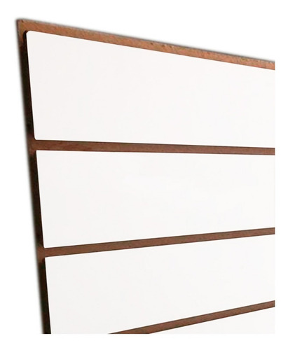 Painel Canaletado Branco Mdf 0,91 X 0,91 - 2 Unidades!