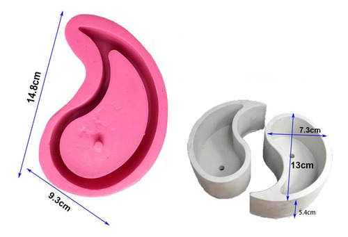 Diy Planta De Silicona Molde Para Diy Maceta Moldes Maceta