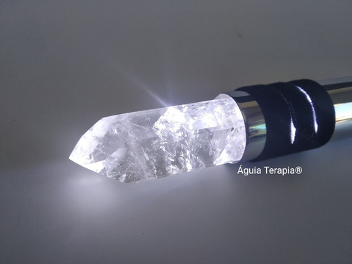 Imagem 6 de 8 de Bastão Atlante Cromoterapia Cristal Quartzo Legítimo Promo