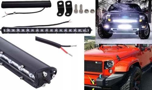 Neblinero Barra Led 18 Leds Auto Camioneta Jeep Etc 12v 24v