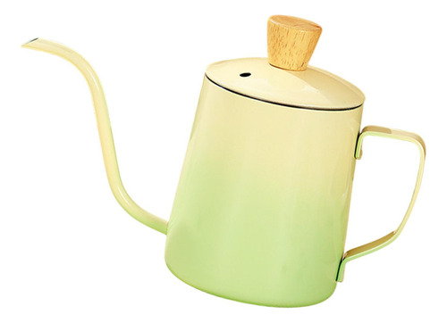 350 Ml De Cuello De Cisne Vertido Sobre El Gradiente Verde