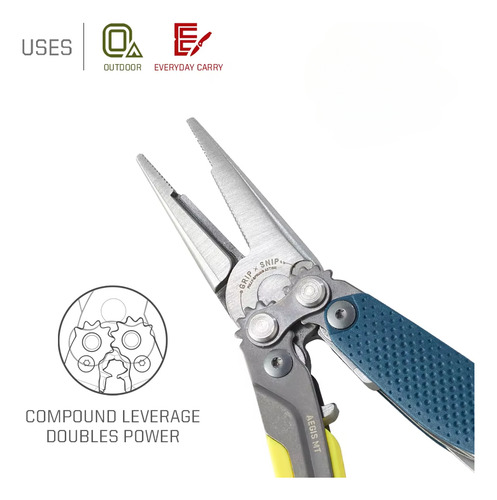 Mini Alicates De Pesca Sog Aegis Mt 5 En 1, Multiherramienta