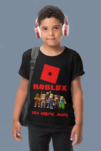 Camiseta feminina rosa roblox - Estampmax