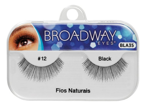 Cílios Postiços Fios Naturais 12 - Broadway