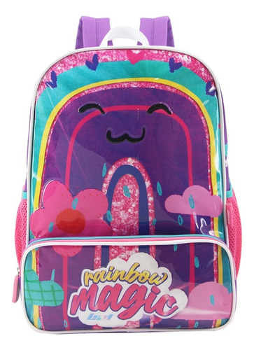 Mochila Escolar Niñas Nena Colegio Reforzada Jardin Grande