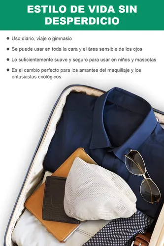 18 Almohadillas Desmaquillantes De Limpieza Facial