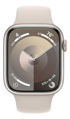 Apple Watch Series 9 Starlight de 41mm Diseño de pulsera deportiva