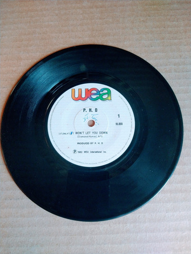 Compacto P.h.d. - I Won't Let You Down 1982 (Usado)